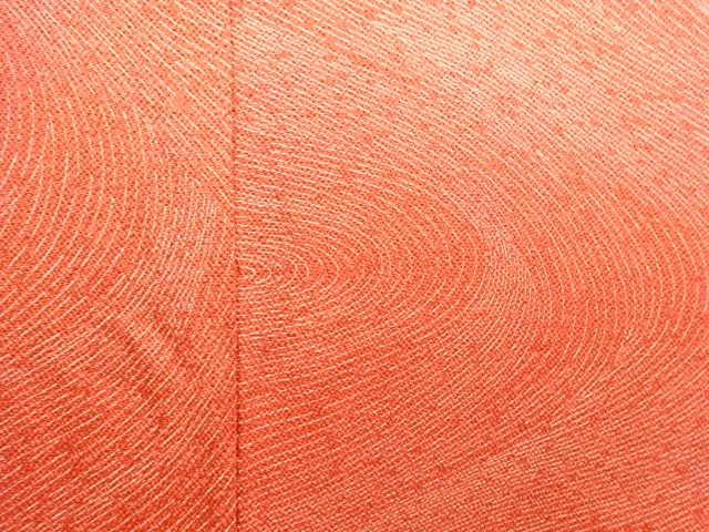  未使用品　縮緬地　流水模様小紋着物